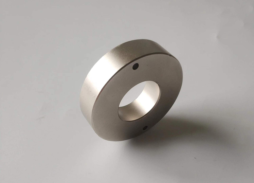 80MM Ring Shaped Magnet with 2 Small Holes