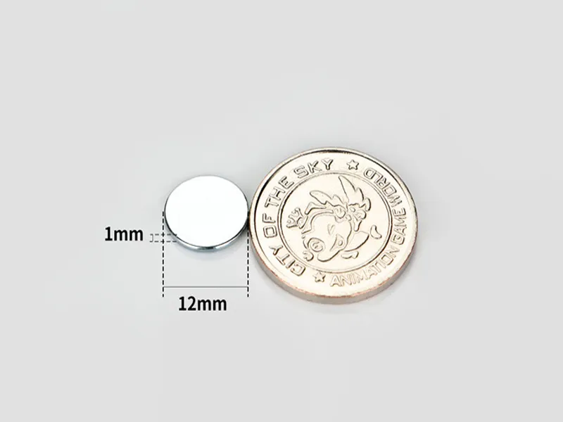 Commonly Used Thin Magnets - 1mm Thick Magnets Disc