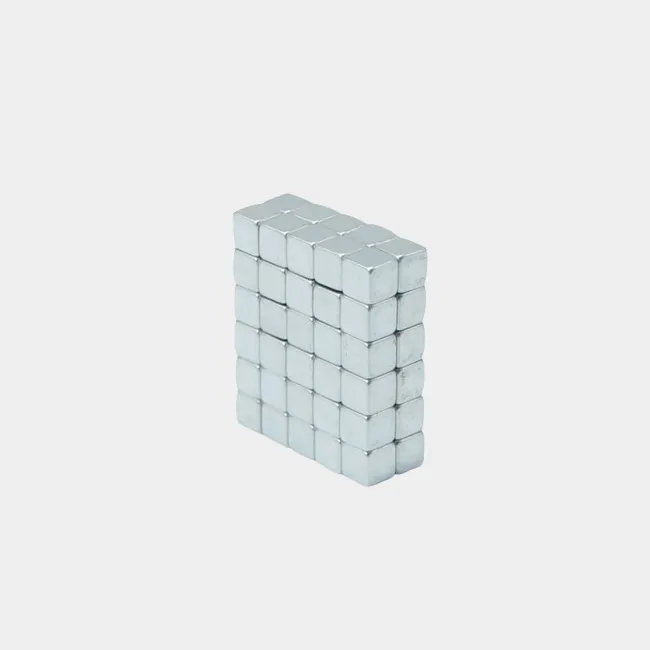 Cheap galvanized 5mm small cube magnet 5x5x5mm