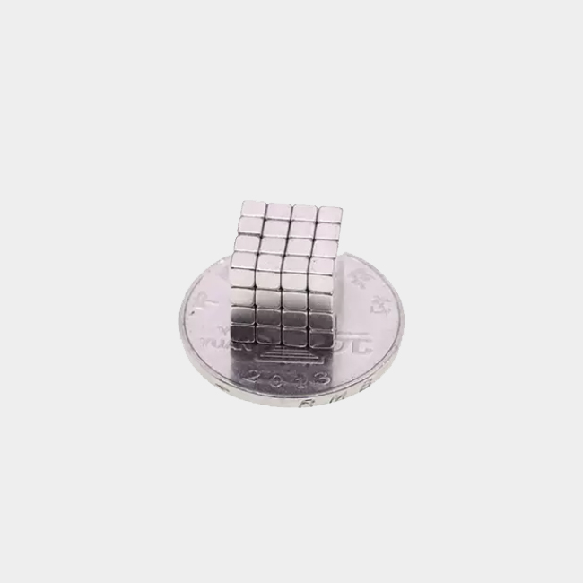 Small Size Cube Shaped Toy Rare Earth Magnet 3x3x3mm