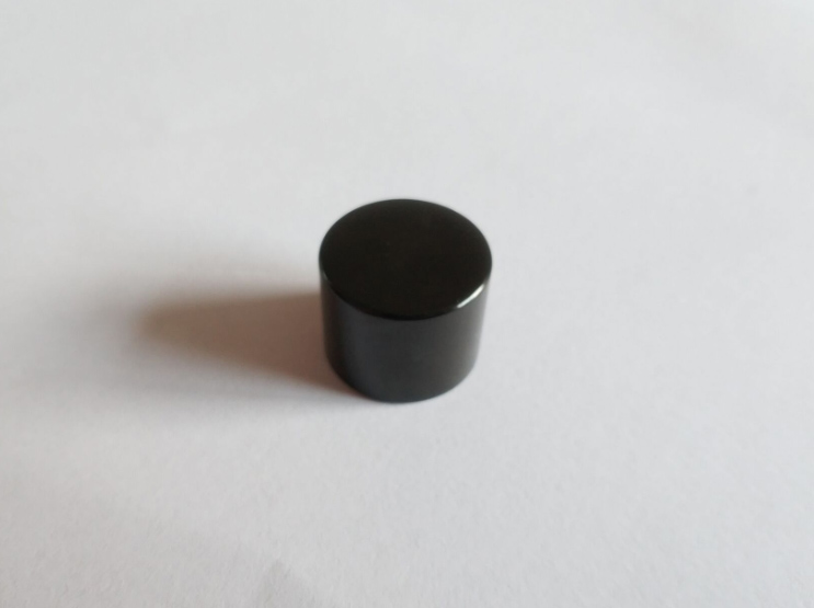 Black epoxy coated neodymium cylindrical magnets