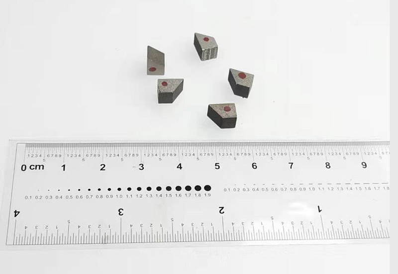 Trapezoidal high temperature samarium cobalt permanent magnet 7.5x5x5mm