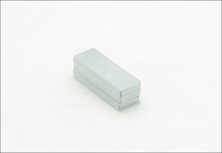 30x10x0.8mm galvanized neodymium block magnets