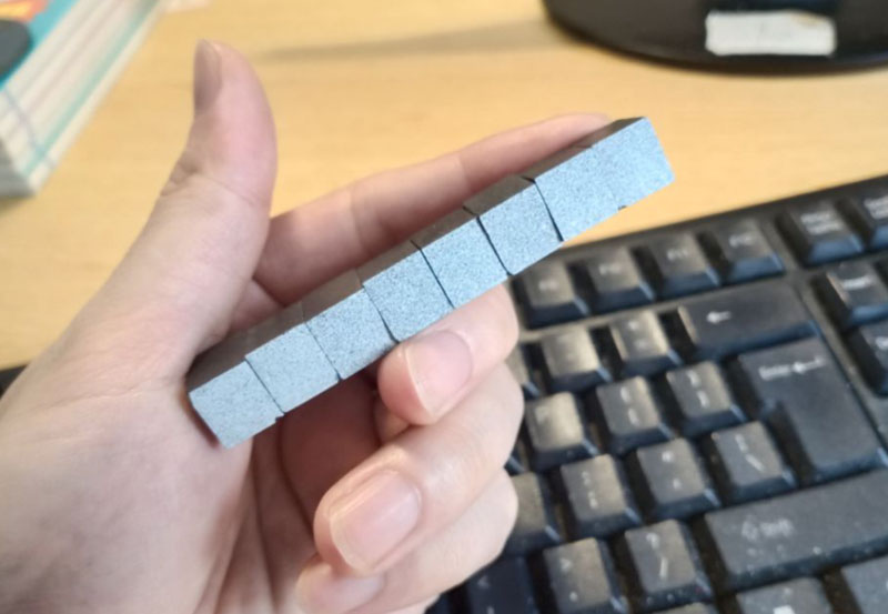 13x11x10mm cut ferrite C8 magnet block